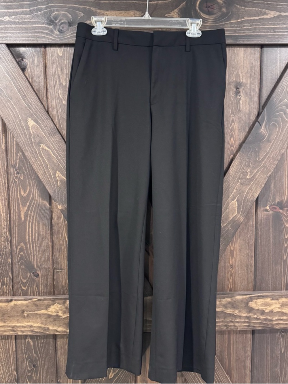 Banana republic women’s black wide leg dress pants